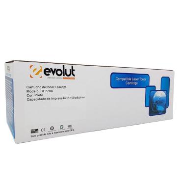 Imagem de Toner Compatível Evolut Hp Ce278a, Preto, 2100 Páginas