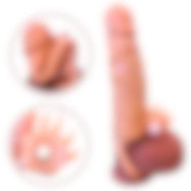 Imagem de Capa Peniana Vibrador Com Anel Macio E Flexível Texturizada - Vbrante