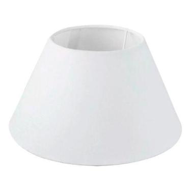 Imagem de Cúpula de abajur 20X10X30cm em Tecido algodão soquete nacional cor bra