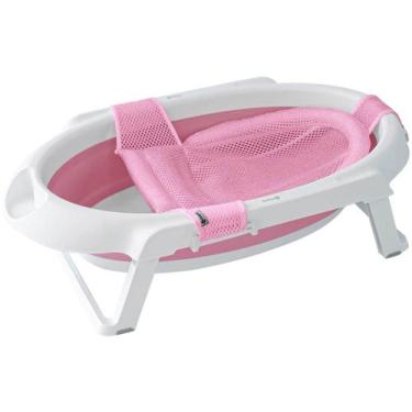 Imagem de Banheira Smile Pink - Safety 1 St - Safety 1st, Rosa e Branco