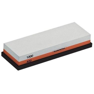 Imagem de Pedra Para Afiar Profio Com Granulação 400 E 1000 Dupla Face Com Supor