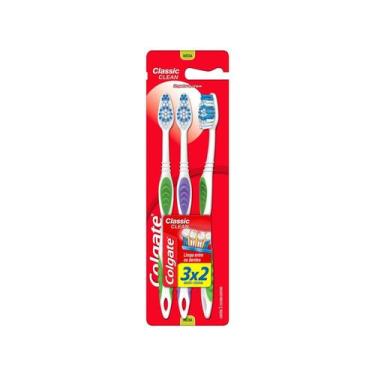 Imagem de Escova dental colgate classic clean macia c/ 3, Colorido, 3