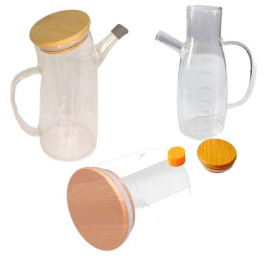 Imagem de Kit Mesa de Jantar Galheteiro e Pote Hermético Jocenter para Organização da Cozinha com 2 Galheteiros e 1 Pote