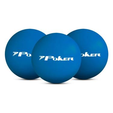Imagem de Kit C/ 3 Bolas de Borracha Frescobol N3 - Poker-Unissex