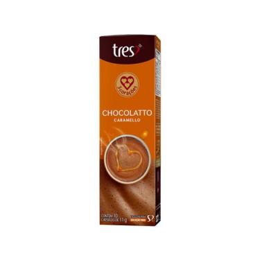 Imagem de Cápsula Chocolatto Caramello TRES 3 Corações - 10 Cápsulas, 10 Cápsula