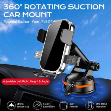 Imagem de Suporte para telefone de carro chengquan Auto Lock Clamp Texture