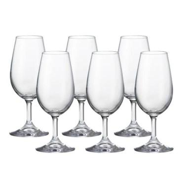 Imagem de Jogo De 6 Taças Para Vinho 210Ml Gastro Crystal Bohemia