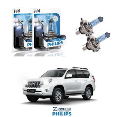 Imagem de Lâmpadas Farol Toyota Land Cruiser Philips H4 BlueVision