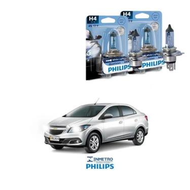 Imagem de Lâmpadas Farol  Prisma Philips H4 BlueVision