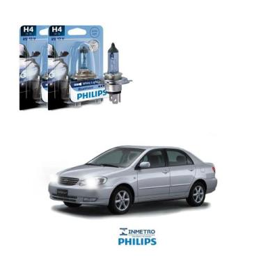 Imagem de Lâmpadas Farol Toyota Corolla Le /Seg/Xei Philips H4 BlueVision