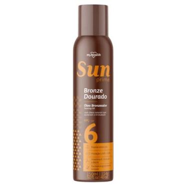 Imagem de Óleo Bronzeador Solar FPS 6 Sun Prime 150ml My Health