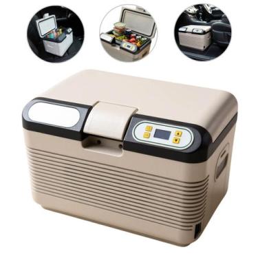 Imagem de Caixa Térmica Cooler 12L Automotiva Elétrica 12V Frio e Quente Geladei