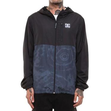 Imagem de Jaqueta DC Shoes Black Marble Masculina Preto, GG, Preto
