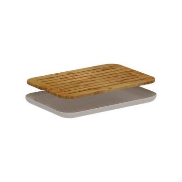 Imagem de Tabua Migalheira em Bambu Lume Bege Fechado 2x23x33cm TMB3000BGF - Ou