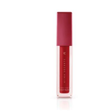 Imagem de Batom Líquido Vermelho Hibisco Niina Secrets Skinny Matte 5ml - Eudora