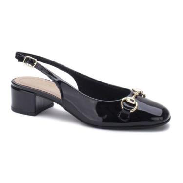 Imagem de Sapato Slingback Sua Cia 838015967 Feminino, Preto, 36