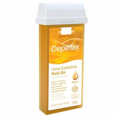 Imagem de Cera Depilatória Roll-On corporal facial 100g Depilflax