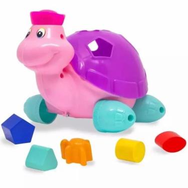 Imagem de Brinquedo Educativo Baby Land Tartaruga - Cardoso, Rosa
