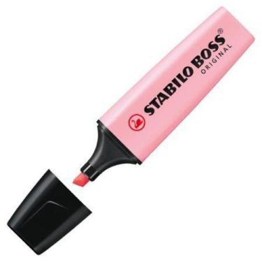 Imagem de Pincel marca texto Boss 70 - Rosa pastel - Stabilo