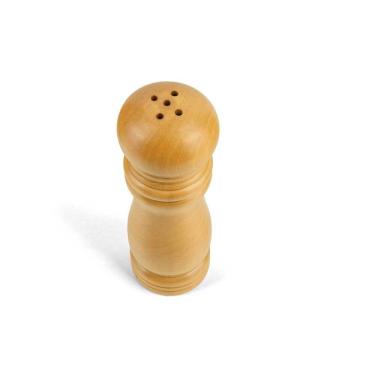 Imagem de Conjunto Moedor de Pimenta e Saleiro 15cm Bambu Natural com Sistema de Moagem Cerâmica para Cozinha Euro Home