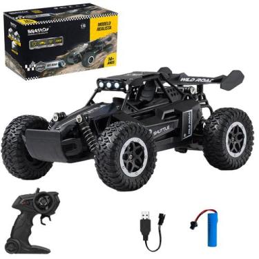 Imagem de Jeep Carrinho de Controle Remoto Recarregável 116 Offroad 4x4 Brastoy,