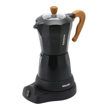 Imagem de Cafeteira Elétrica Italiana Mallory Essenza 6 Xícaras, 280ml, Tampa Vidro e Desligamento Automático