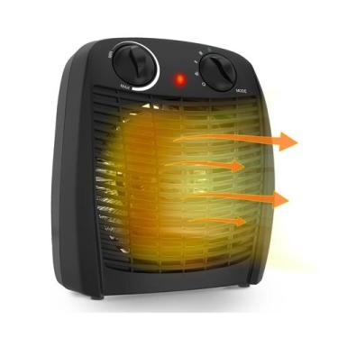 Imagem de Aquecedor Ambiente Elétrico Quarto Sala Portátil 127V 220V - Kian, Pre