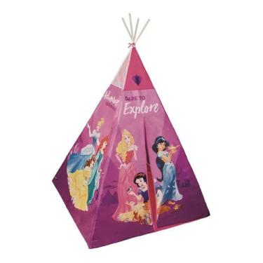 Imagem de Barraca Tenda Menina Infantil Princesas Disney Rosa Festa Do Pijama Fá