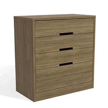 Imagem de Cômoda Kappesberg S824 3 Gavetas e 1 Gavetão Nogueira