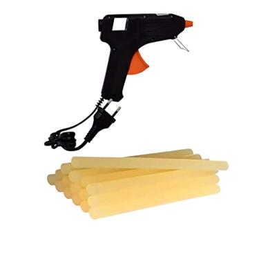 Imagem de Pistola de Cola Quente Grande Bivolt + 1kg Bastão Cola Réfil