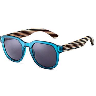 Imagem de Óculos de Sol Artesanal Madeira HU WOOD Polarizados com Proteção Uv400 (C1)