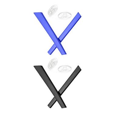 Imagem de Mryok — Protetor nasal de substituição para óculos de sol Oakley Splinter, Blue & Black, One Size