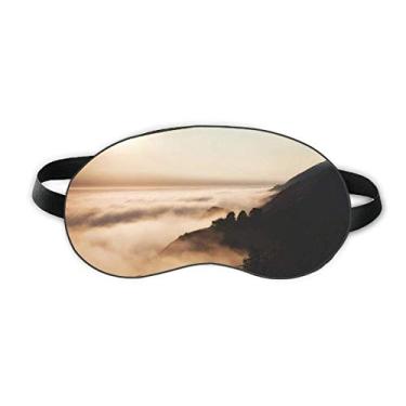 Imagem de Sunrise Sunrise Sunset Mountain Fog Paisagem Sky Sleep Eye Shield Soft Night Blinfold Shade Cover