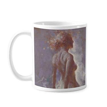 Imagem de Dance XJJ Caneca de pintura a óleo de cerâmica xícara de porcelana café louça