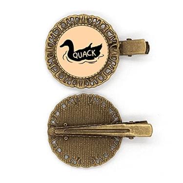 Imagem de Presilha de cabelo Birds Quack Duck Cucoloris grampo de cabelo