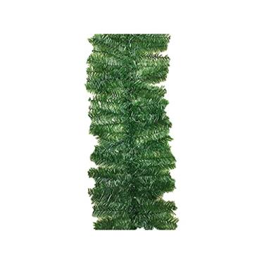 Imagem de Festão Aramado Verde Pet Plus 35cm x 2 metros 180 Galhos - Magizi