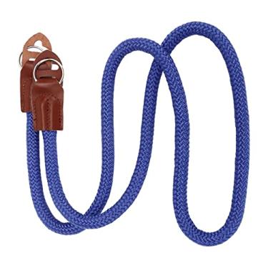 Imagem de Alça de Pescoço para Câmera, Alça de Pescoço para Câmera DSLR, Cinto de Ombro Macio de Náilon Portátil para Câmera Digital SLR (Azul)