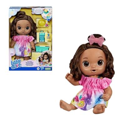 Imagem de Boneca Baby Alive Morena Hora Do Suco 3+ F7357 Hasbro