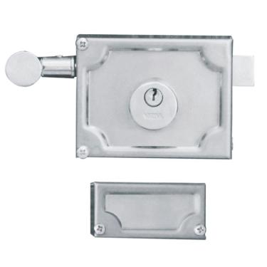 Imagem de Fechadura para Portão de Sobrepor em Aço Inox 100mm MGM Inox