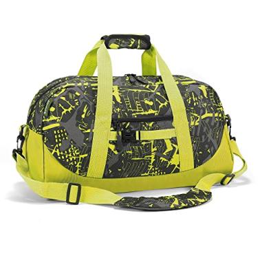 Imagem de Bolsa esportiva infantil Stumdo para crianças, tamanho de bagagem de mão e ideal para prática escolar ou viagem noturna, bolsa de fim de semana para viagem, academia, bolsa esportiva para meninos e