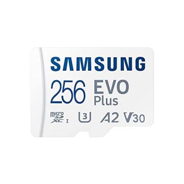 Imagem de Samsung Cartão de memória Evo Plus microSD SDXC U3 Classe 10 A2 130MB/s com adaptador SD 2021 (256GB)