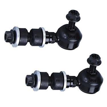 Imagem de DJGAA 2 peças de elos de barra oscilante, K750181 Links de barra oscilante frontal para rastreador 1993-1998, kit de elos de extremidade de barra estabilizadora premium para Mitsubishi Outlander