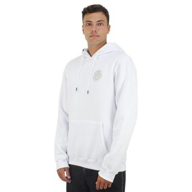 Imagem de Moletom Rip Curl Round Logo Hood White-Unissex