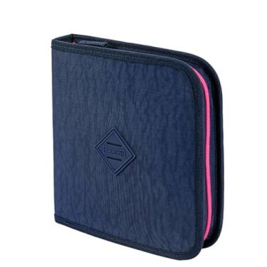 Imagem de Estojo Escolar Artístico Crinkle Azul Neon Sestini