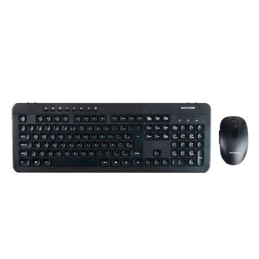Imagem de Combo Teclado + Mouse Multilaser S- Fio Recarregavel - Tc250