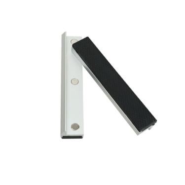 Imagem de LiTuiLi 2 pares de mandíbulas de torno de liga de alumínio com protetores magnéticos de 10 a 20 cm para marcenaria, fabricação DIY, encanamento, protetor multiuso para qualquer torno de bancada de