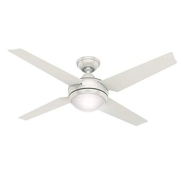 Imagem de Ventilador de Teto Hunter Fan Sonic Branco 4 pás com luminária 220V