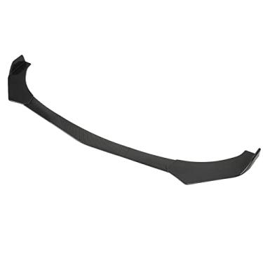 Imagem de 5 Pçs Pára-choque Dianteiro Spoiler de Fibra de Carbono Estilo Universal Tampa do Pára-choque Dianteiro do Carro Splitter Queixo Spoiler do Carro Fonte Pára-choque Labial Spoiler