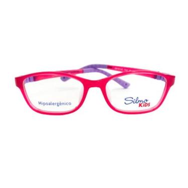 Imagem de Óculos Silmo Kids 18106 Vermelho tam 48 infantil