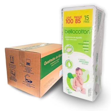 Imagem de Algodão Quadrado Bellacotton Bebê 1200 Unidades